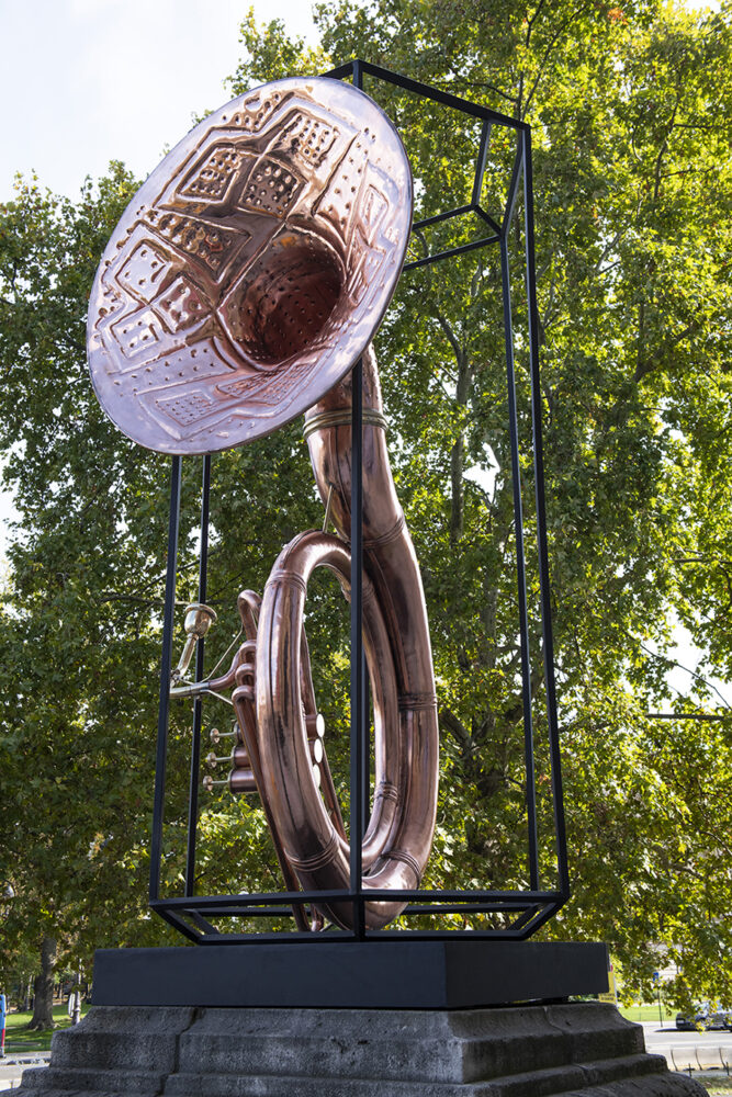 2020 – Sculptures JOHARI – BRASS BAND de Sammy Baloji au Grand Palais